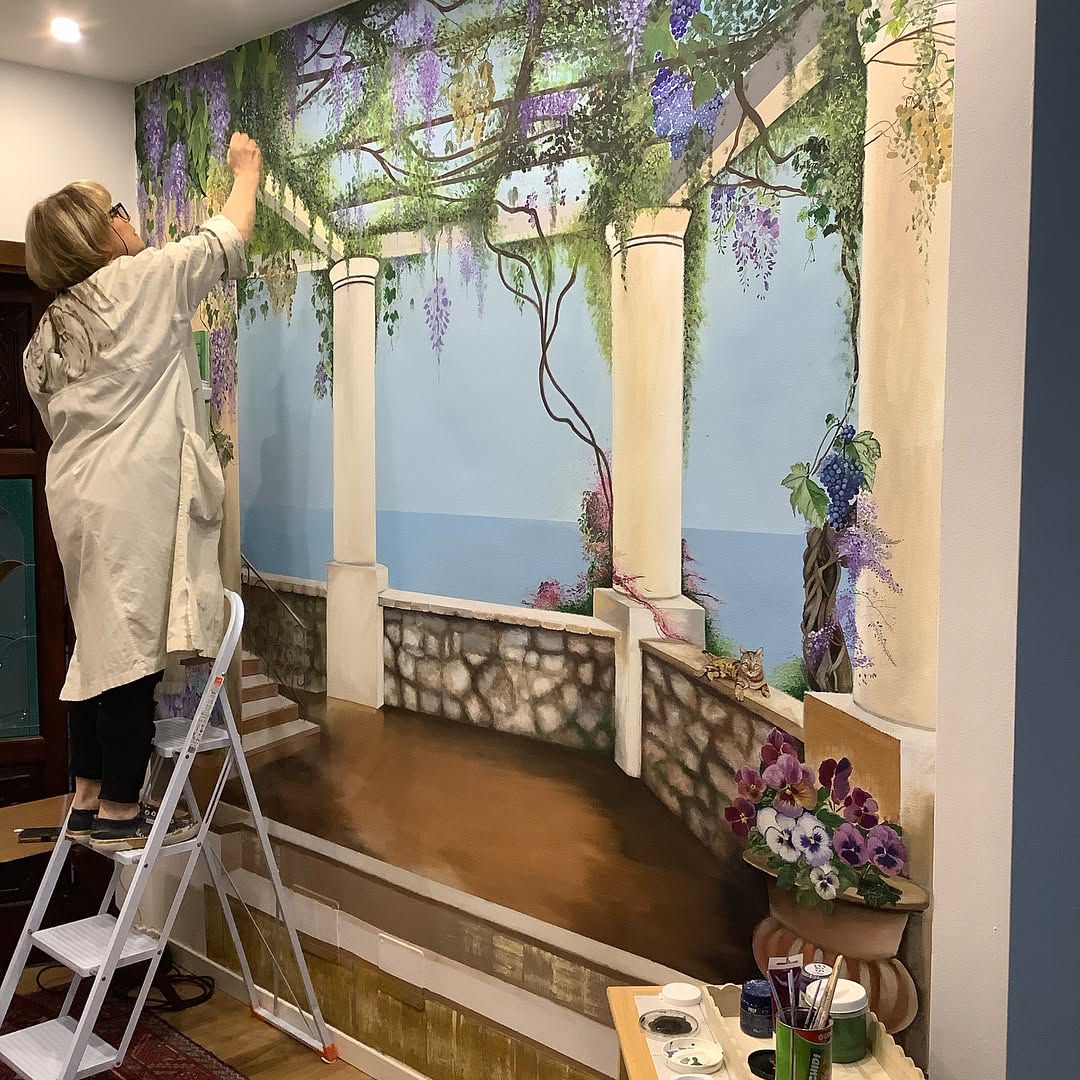 Processo di creazione del murales