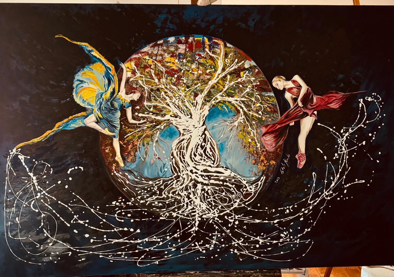 Opera del Progetto Pace realizzata dall'artista Elis Priolo